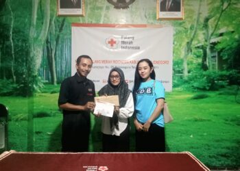 Yayasan Pendidikan Dirgahayu Peduli Sumatera dan Aceh, Salurkan Bantuan via PMI Bojonegoro