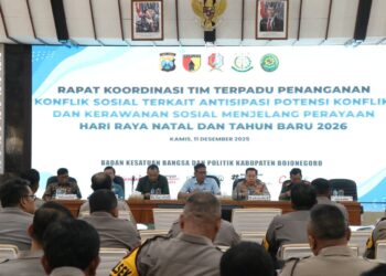 Rakor Terpadu, Bupati Bojonegoro Tekankan Kewaspadaan Jelang Nataru