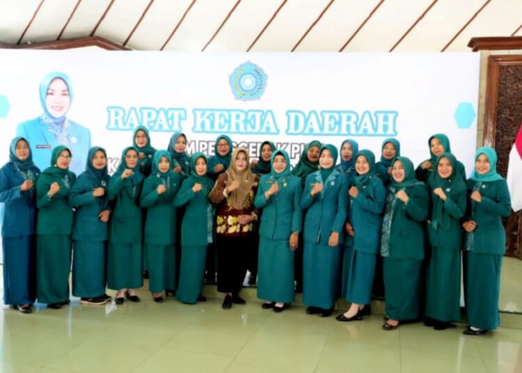 TP PKK Bojonegoro Rakerda, Cantika Wahono Ajak Kader Terus Berinovasi