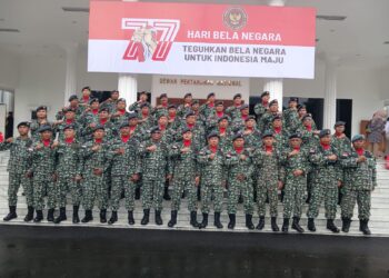 KOGAPHAN Ikuti Upacara Hari Bela Negara ke-77 di Kemenhan RI