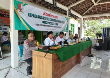Konferensi Dinas di Mejuwet, Para Kades di Kecamatan Sumberrejo Kompak