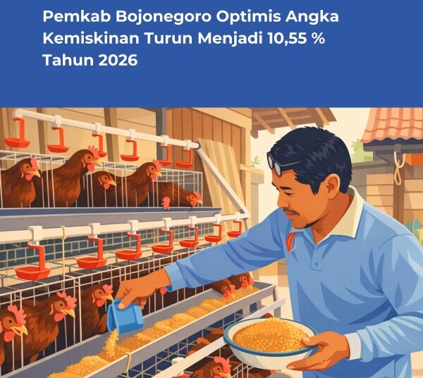 Pemkab Bojonegoro Optimis Angka Kemiskinan Turun Menjadi 10,55 Persen di 2026