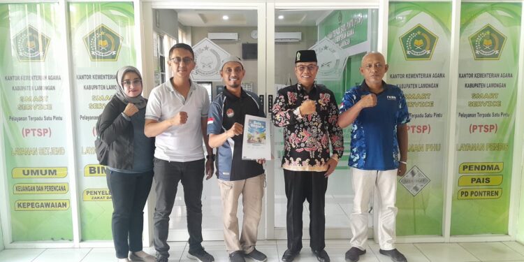 FKBN Lamongan Beraudiensi dengan Kemenag, Dorong Sosialisasi Pembekalan Bela Negara di Madrasah