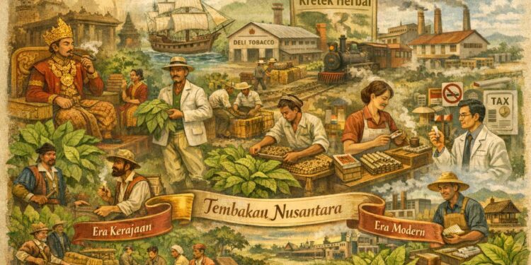 Sejarah Tembakau Nusantara : Dari Era Kerajaan hingga Industri Modern
