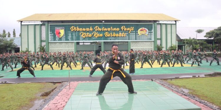 Kodim Bojonegoro Latihan PSM, Ukur Kemampuan Fisik