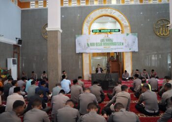 Polres Bojonegoro Peringati Isra Mi’raj 1447 H