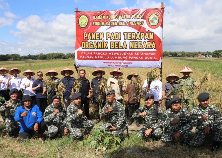 FKBN Panen Raya Padi Terapan Organik di Bulakrejo Sukoharjo