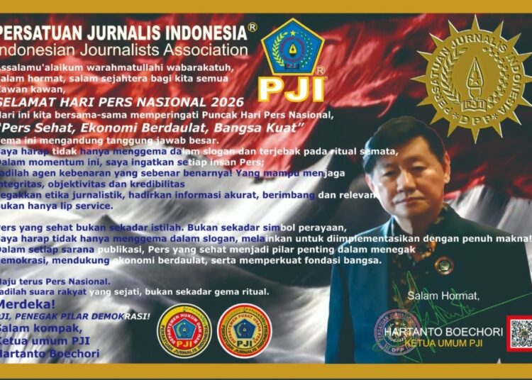 HPN 2026, Ketua PJI Serukan Pers Jadi Agen Kebenaran
