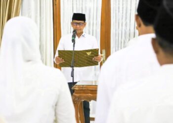 Bupati Bojonegoro Melantik 39 Pejabat Administrator dan Pengawas Resmi