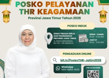 Gubernur Khofifah: THR Wajib Dibayar H-7 Lebaran