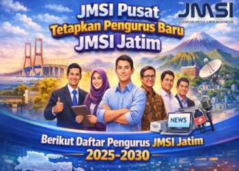 Ini Daftar Pengurus JMSI Jatim 2025-2030