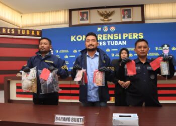 Polres Tuban Ungkap Kasus Peredaran Uang Palsu di Grabagan