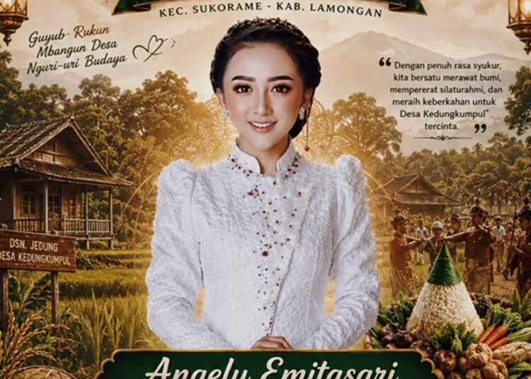 Angely Emitasari Ajak Warga Lestarikan Budaya Lewat Sedekah Bumi Kedungkumpul