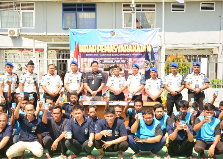 Lapas Lamongan Ikrar Pemasyarakatan, Perangi Narkoba dan HP Ilegal serta Penipuan
