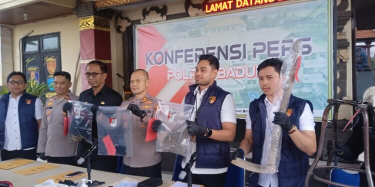 Polres Badung Amankan 4 Pelaku Pembunuhan di Abiansemal