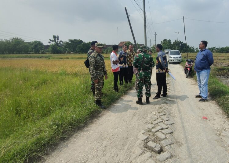 Dandim Bojonegoro Tinjau Sasaran TMMD 129 di Desa Kesongo Kedungadem