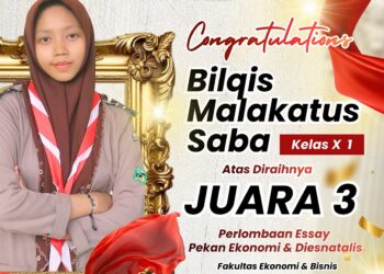 SMA 1 Simanjaya Juara Lomba Essay Pekan Ekonomi se Karesidenan Bojonegoro