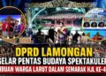 DPRD Lamongan Gelar Pentas Budaya, Hadirkan Cak Percil Cs di HJL 457