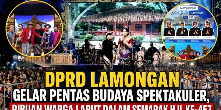 DPRD Lamongan Gelar Pentas Budaya, Hadirkan Cak Percil Cs di HJL 457
