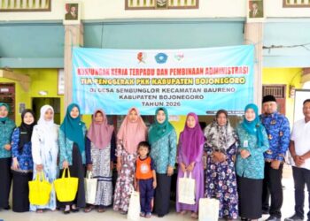 TP PKK Bojonegoro Kunker dan Pembinaan Administrasi di Sembunglor