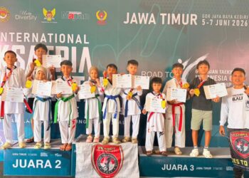 Atlet Cilik Victory Taekwondo Club Bali Sapu Bersih 10 Emas di Ajang Internasional