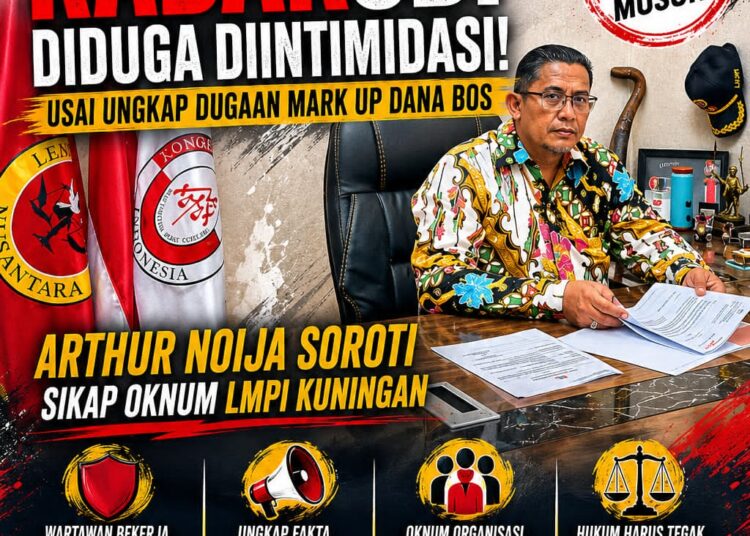 Arthur Noija Soroti Dugaan Intimidasi Wartawan KabarSBI, Pertanyakan Reaksi Oknum LMPI Kuningan