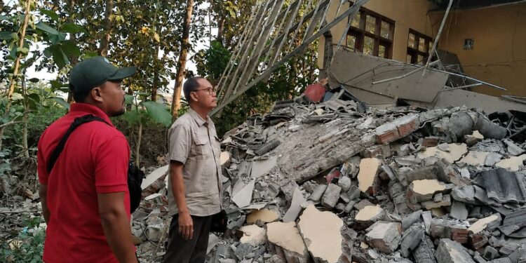 Dispendik Tuban Asesmen SD Trantang Pasca Atap Kelas 1 Runtuh