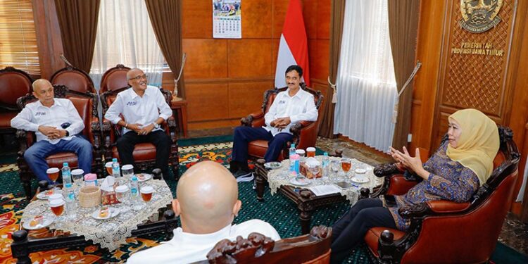 Khofifah Terima Audiensi JMSI Jatim, Dorong Penguatan Media Siber Berkualitas