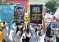 Ribuan Pekerja SPPG Demo di DPRD Bojonegoro, Desak MBG Dilanjut