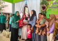 Cantika Wahono Kunjungi Jumok, Ajak Kader PKK Cegah Stunting