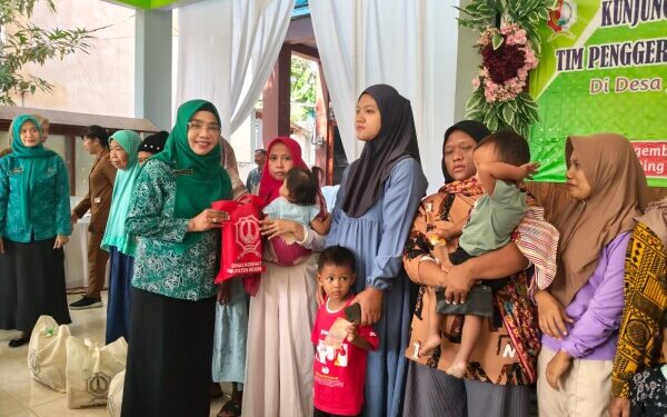 Cantika Wahono Kunjungi Jumok, Ajak Kader PKK Cegah Stunting