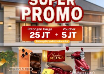 Super Promo Juli 2026! 5 Pembeli Pertama Chrysant Luxury Land Bebas Pilih iPhone 17 Pro, Honda Stylo, atau Emas Murni