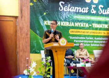 Bupati Wahono Sebut KKN Tematik Unigoro Relevan dengan Kondisi Hutan Selatan Bojonegoro
