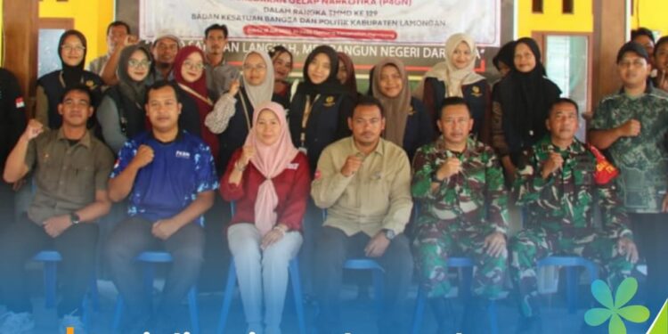 Perkuat Nasionalisme, FKBN Lamongan Isi Sosialisasi Wawasan Kebangsaan pada TMMD 2026 di Tlemang Ngimbang.