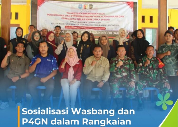Perkuat Nasionalisme, FKBN Lamongan Isi Sosialisasi Wawasan Kebangsaan pada TMMD 2026 di Tlemang Ngimbang.