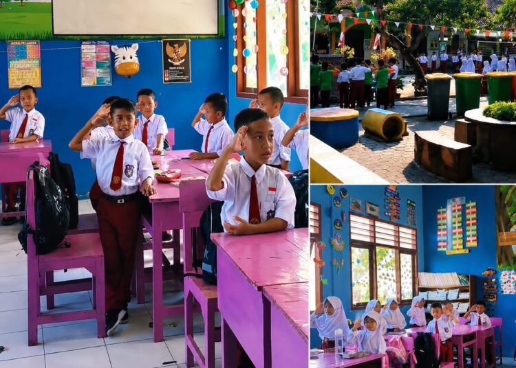 Bangun Nasionalisme Sejak Dini, SDN Sumberagung Jadi SD Percontohan Bela Negara