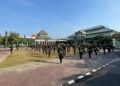 Jelang Kenaikan Sabuk, Prajurit Kodim 0812/Lamongan Asah Pencak Silat