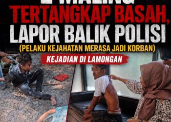 Dua Terduga Pencuri Besi Rongsokan di Lamongan Babak Belur, Kini Laporkan Balik Dugaan Penganiayaan
