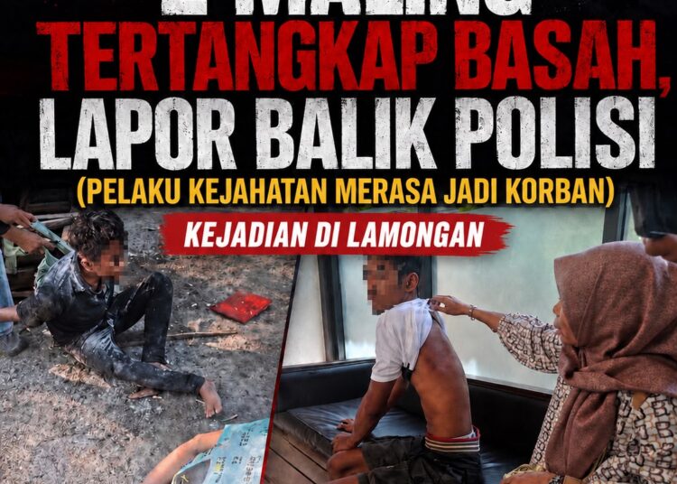 Dua Terduga Pencuri Besi Rongsokan di Lamongan Babak Belur, Kini Laporkan Balik Dugaan Penganiayaan