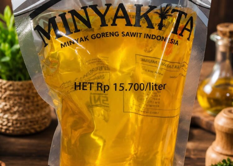 MinyaKita Kemasan 1 Liter Dijual Rp. 25 Ribu, Padahal HET di Kemasan Rp. 15.700