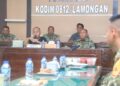Dandim 0812/Lamongan Sambut OJT 10 Taruna Akmil