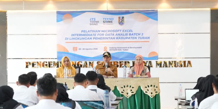 Perkuat Data-Driven Government, Bupati Tuban Buka Pelatihan Excel Data Analyst Batch 2