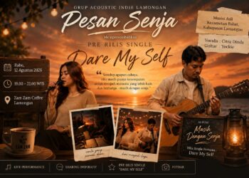 Musisi Lamongan Hadirkan Karya Bernuansa Senja, “Dare My Self” Jadi Single Perdana