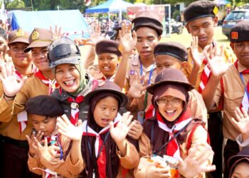 Wabup Nurul Buka Jambore Pramuka Berkebutuhan Khusus di Tulungrejo Bojonegoro