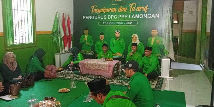 Ta’aruf dengan Bupati Yuhronur, DPC PPP Lamongan Mantapkan Konsolidasi Kepengurusan Baru