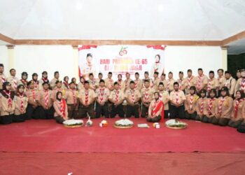 Peringatan HUT ke-65 Pramuka, Kwarcab Bojonegoro Luncurkan Bank Sampah Kendalisada