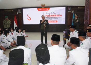 Pengukuhan Paskibraka, Dandim 0812/Lamongan Bakar Semangat Patriotisme