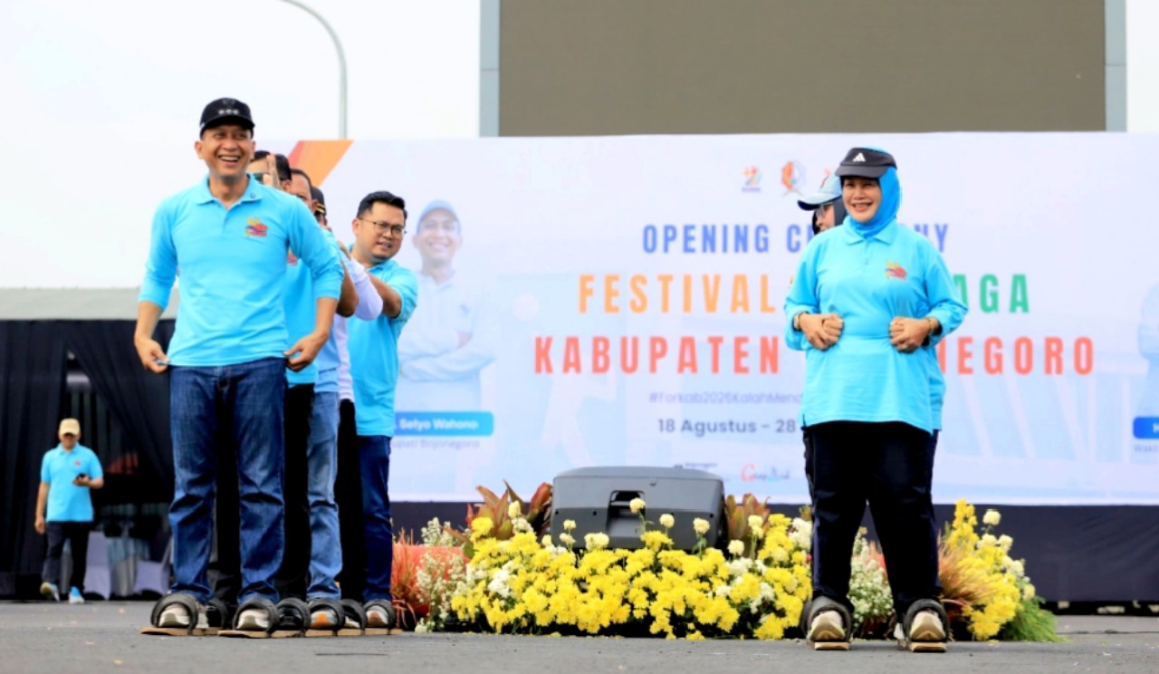 FORKAB Bojonegoro 2026 Dibuka, Ajak Masyarakat Bahagia dan Bugar