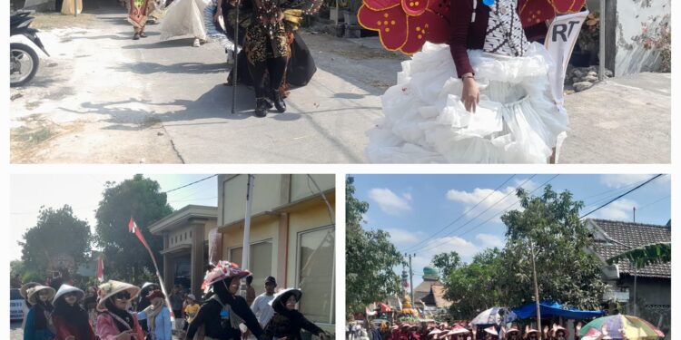 Karnaval Kemerdekaan HUT ke-81 RI Dusun Winong Meriah, Warga Tampilkan Berbagai Kreativitas
