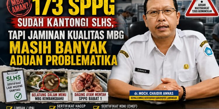 173 SPPG Lamongan Kantongi SLHS, FKBN Soroti Keamanan MBG